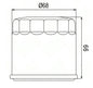 FILTRO OLIO C180 PORTER 1.0-1.3I 16V
