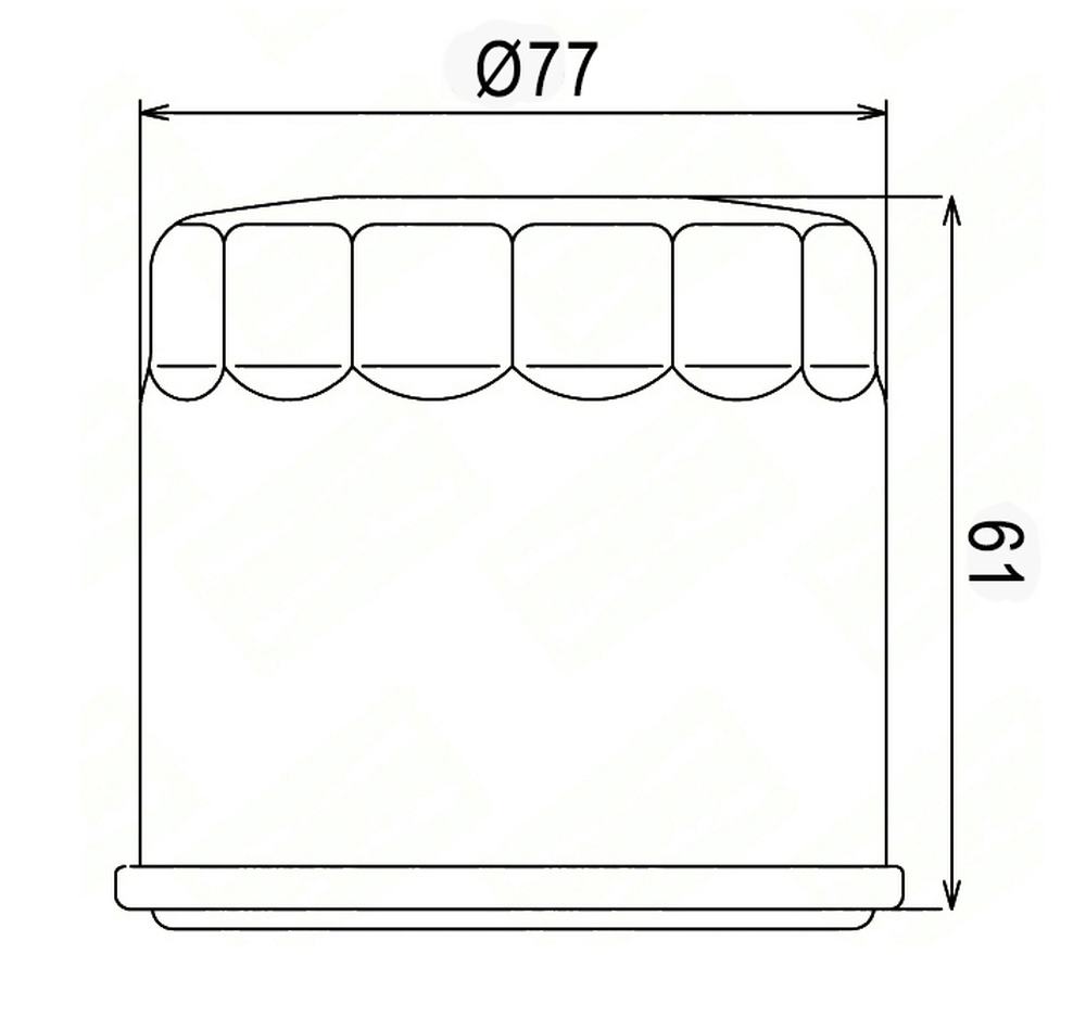 FILTRO OLIO F136 QUARGO D. 750