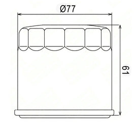 FILTRO OLIO F136 QUARGO D. 750