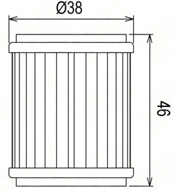 FILTRO OLIO COF040 WR 250-YZ 450