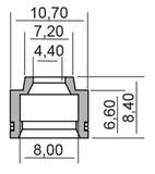 PARAOLIO VALVOLE PEUGEOT TWEET 125 RS 125 2011>2012-SYM FIDDLE 125-150