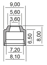 Carica l&#39;immagine nel visualizzatore di Gallery, PARAOLIO VALVOLA T-MAX 500-FZ6 600-YZF 6