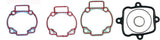 SERIE GUARNIZIONI SMERIGLIO HEXAGON 180