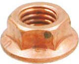 121850250 - Dado flangiato tubo scarico Piaggio Sfera-Zip-Vespa Et4 125cca Et4 125cc m 7x1