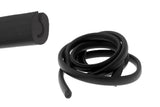 PROFILO SCUDO NERO IN GOMMA 165CM 'RMS' PER PIAGGIO VESPA 50 SPECIAL-ET3-PK 50 S
