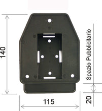 Carica l'immagine nel visualizzatore di Gallery, PORTATARGA PICCOLO CICLOMOTORE S/VITI