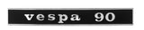 Targhetta posteriore Vespa 90 145341
