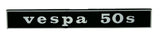 Targhetta posteriore Piaggio Vespa 50 s 152510