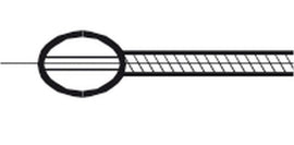 CAVO FRENO POST CICLOMOTORE 180X190