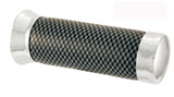 COPPIA MANOPOLE CUSTOM CARBON LOOK IN PVC LUNGHEZZA 12,5CM