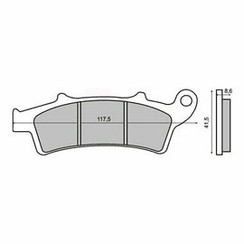 SERIE PASTIGLIE FDB2105EF FERODO