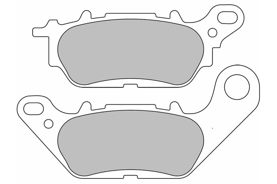 SERIE PASTIGLIE FDB2238EF FERODO YAMAHA
