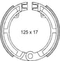 SERIE GANASCE FRENO APE 50-VESPA 125X17M