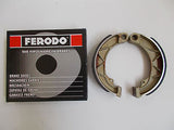 SERIE GANASCE FRENO FERODO FSB839A ECO PER LAMBRETTA LI 2 E 3 VERSIONE (MONT00000000000000000000000000A SIA ANTERIORE CHE POSTERIORE) RMS CODICE 225129264