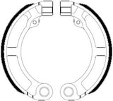 SERIE GANASCE FRENO FSB885A VESPA PK 50 V5X1T