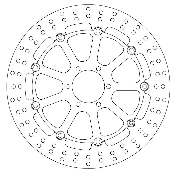 DISCO FRENO FMD0111RX RS 125 9806