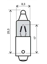 Carica l'immagine nel visualizzatore di Gallery, LAMPADA BIANCA 12V23W 180