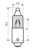 LAMPADA BIANCA 12V 23W-180