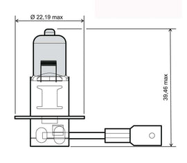 LAMPADA 12V-55W H3 OMOL BIANCA