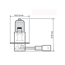 Carica l'immagine nel visualizzatore di Gallery, LAMPADA 12V-55W H3 OMOLOGATA