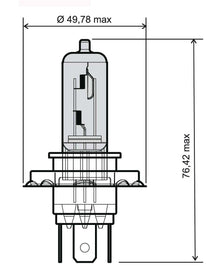 LAMPADA H4 12V 35/35W