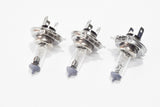 KIT 3 LAMPADINE BIANCHE H4 12V 35/35W