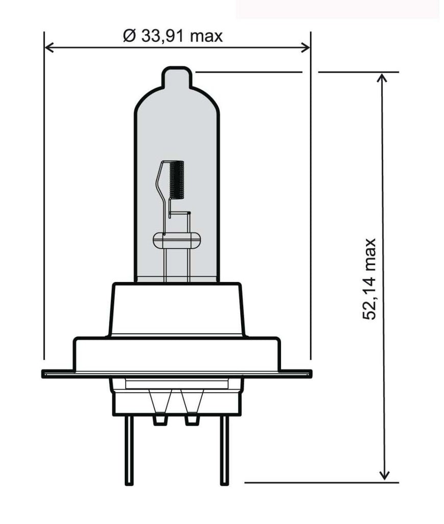 LAMPADA 12V-55W H7 OMOL BIANCA