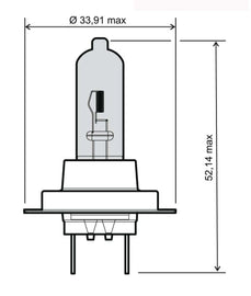 LAMPADA 12V-55W H7 OMOL BIANCA