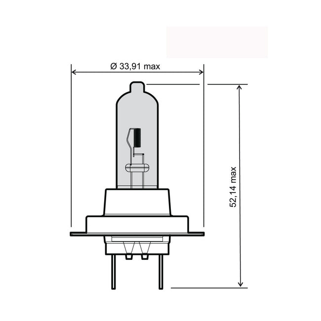 LAMPADA 12V-55W H7 OMOLOGATA