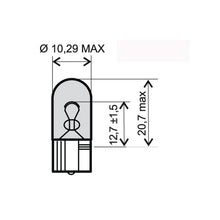 Carica l'immagine nel visualizzatore di Gallery, LAMPADA 12V-3W T10