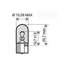 Carica l'immagine nel visualizzatore di Gallery, LAMPADA 12V-5W T10