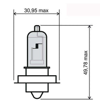 Carica l'immagine nel visualizzatore di Gallery, LAMPADA BLU 12V 20W P26S