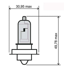 Carica l'immagine nel visualizzatore di Gallery, LAMPADA BIANCA 12V 20W P26S