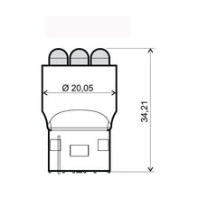 Carica l'immagine nel visualizzatore di Gallery, LAMPADA 12V T20 A LED BIANCA
