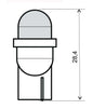 246510565 - Lampadina led bianca 12V T10 w2