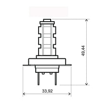 Carica l'immagine nel visualizzatore di Gallery, LAMPADA 12V H7 BIANCA LED14