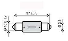 Carica l'immagine nel visualizzatore di Gallery, LAMPADA 6V-10W SILURO T11X39