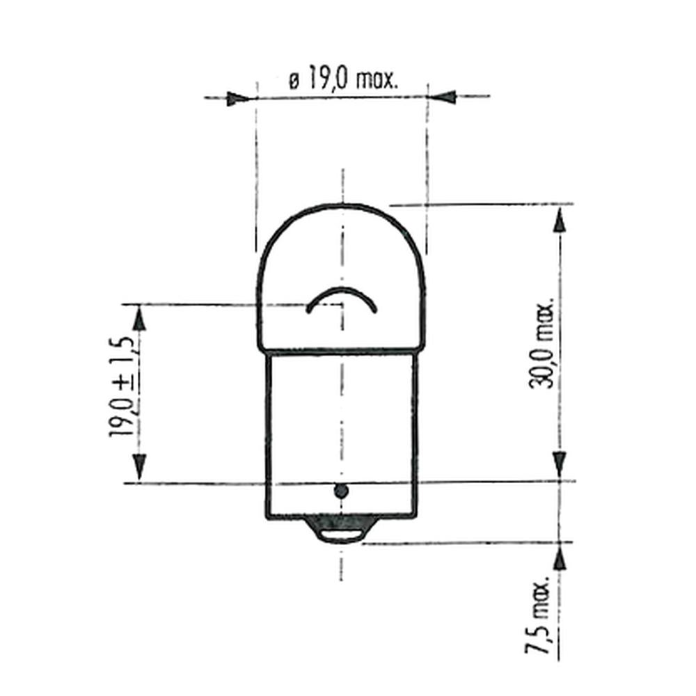 LAMP. BIANCA 6V 10W BA15S