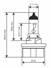 LAMP. 12V 35/30W HS5