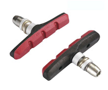 Carica l&#39;immagine nel visualizzatore di Gallery, COPPIA PATTINI BICI &quot;ALLIGATOR&quot; V-BRAKE ALIVIO-ACERA 70MM ROSS