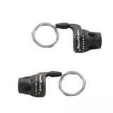 COPPIA COMANDI CAMBIO BICICLETTA GRIP SHIFTER 7 VELOCITA'