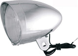FANALE ANTERIORE BICI SPORT CROMATO IN PLASTICA
