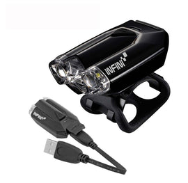 FANALE ANT BICI LAVA 2 LED USB NERO