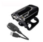 FANALE ANT BICI LAVA 2 LED USB NERO