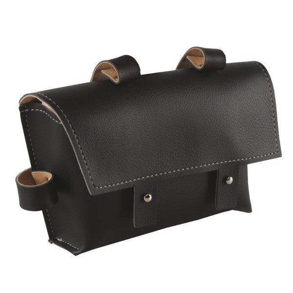 BORSA FIXED AL TELAIO IN SIMILCUOIO NERO