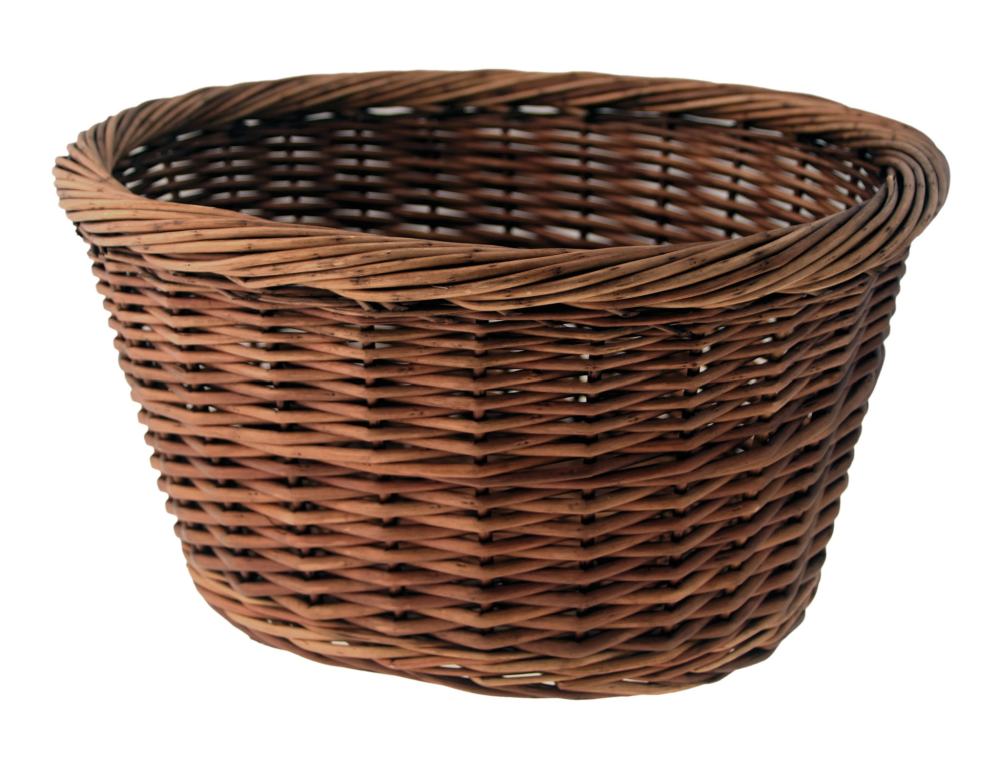 CESTINO BICI OVALE IN VIMINI