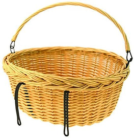 CESTINO VIMINI OVALE CON GANCI