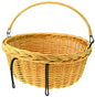 CESTINO VIMINI OVALE CON GANCI
