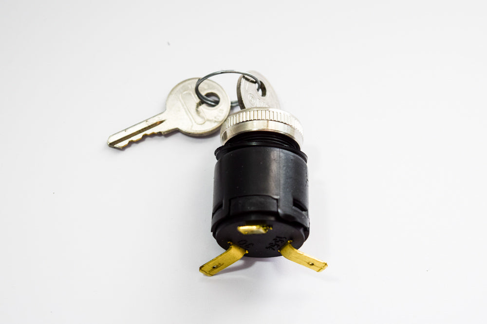 QUADRETTO C/CHIAVE 2 POS. FASTON ORIZZ.