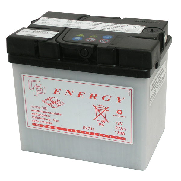 BATTERIA 6MC4 12V/27AH GUZZI-PIAGGIO